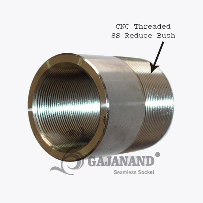  CNC Threaded Bush - SS Reduce Bush Socket