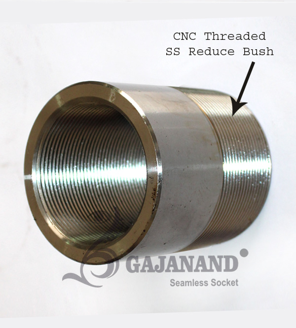 CNC Thread Reduce Bush Socket - CNC Thread SS Reduce Bush Socket Stainless Steel Reduce Bush Socket